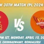 IPL Match Today, RCB vs SRH: Who is going to win today?