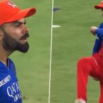 Watch: SRH unleash mayhem as a furious Virat Kohli yells at his teammates and kicks the ground.