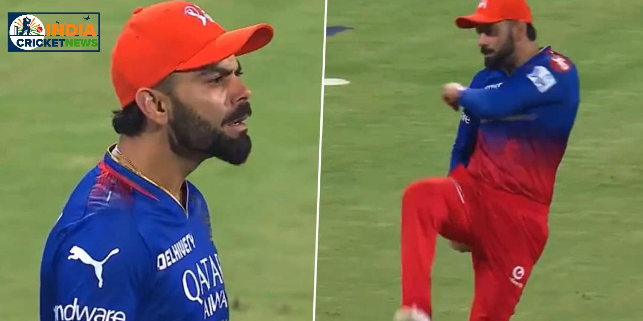 Watch: SRH unleash mayhem as a furious Virat Kohli yells at his teammates and kicks the ground.