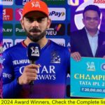 IPL 2024 Final List of Awards: KKR Wins INR 20 Crore; Virat Kohli Receives Rs 10 Lakh - Check Full List