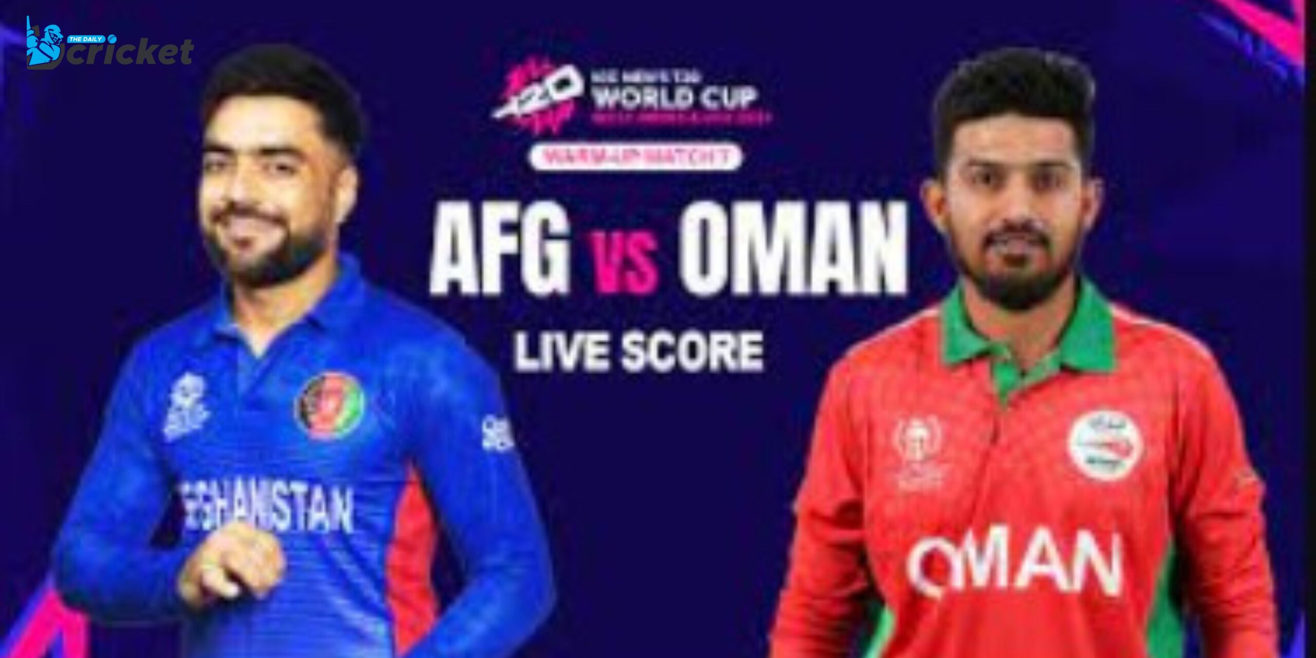OMN Vs. AFG Highlights: Rain Disrupts T20 WC Warm-Up Match as Oman Sets Target of 154 Against Afghanistan
