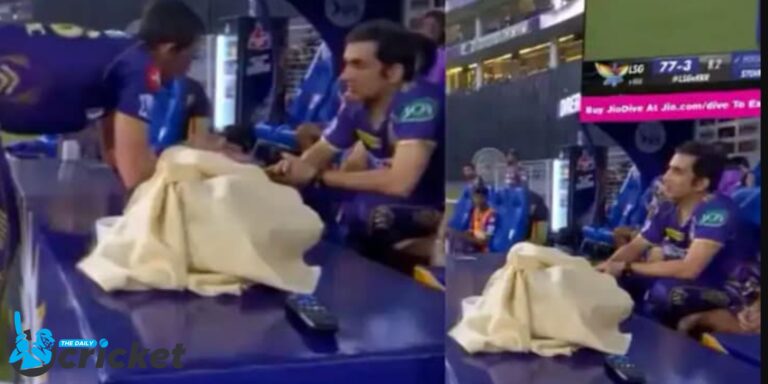 Watch: Gautam Gambhir's Act From KKR Bench Raises Plethora Of Questions