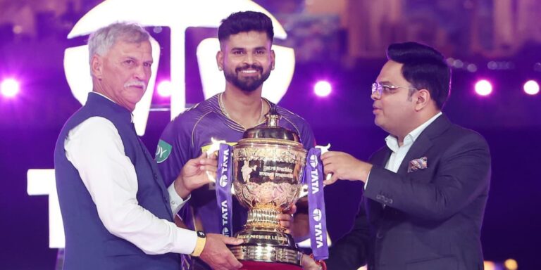 The prize money for the IPL 2024 is Rs 20 crore for KKR and Rs 12.5 crore for SRH. RR and RCB Earned