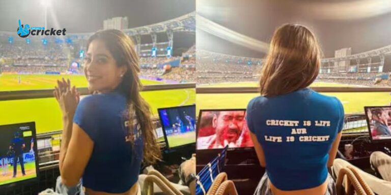 Rohit Sharma Caught Staring At 'Sizzling' Janhvi Kapoor During MI's IPL Match