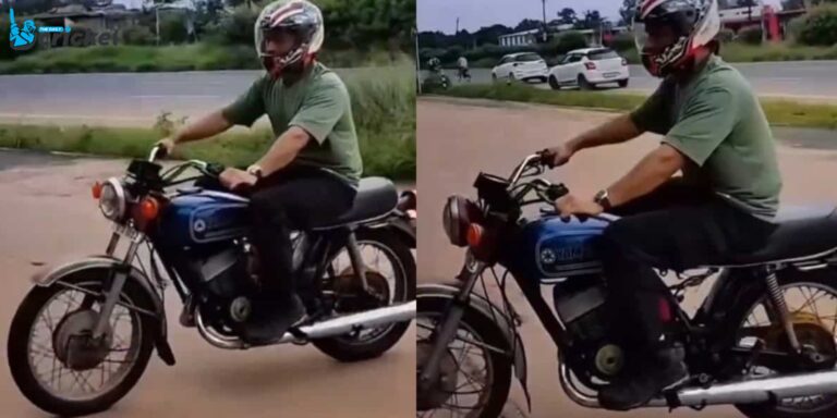 MS Dhoni enjoys a bike ride around Ranchi neighbourhoods following CSK's IPL loss to RCB. Watch the viral video.