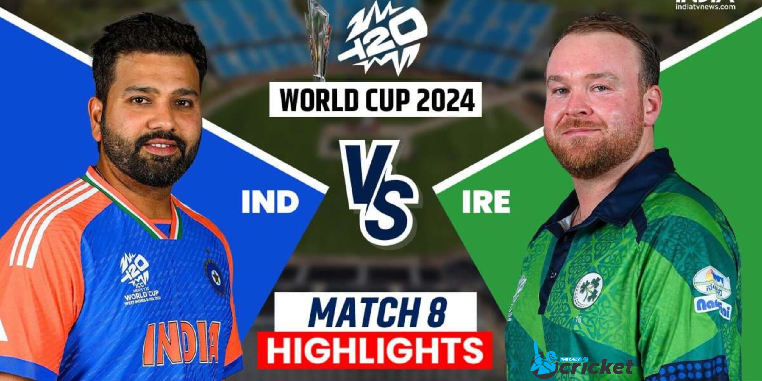 IRE vs IND Match Highlight: India Dominates Ireland in T20 World Cup with 8 wickets