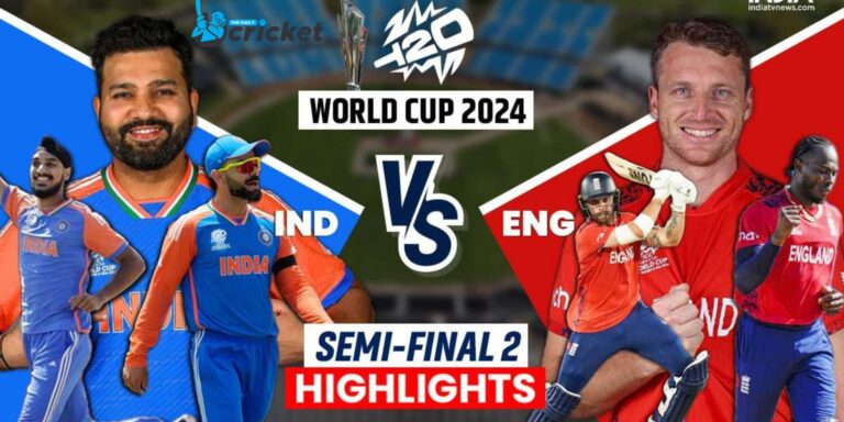Ind vs Eng Highlights, T20 World Cup 2024 Semi-Final: India Ends 10-Year Wait, Routs England to Advance To Final
