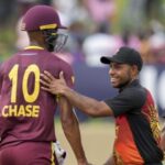 West Indies against Papua New Guinea Highlights: West Indies won by five wickets.