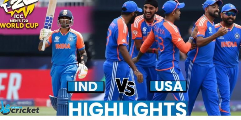 IND Vs USA Match Highlight: Suryakumar Yadav's Fifty Sends India to the Super Eight with a 7-wicket victory over the USA