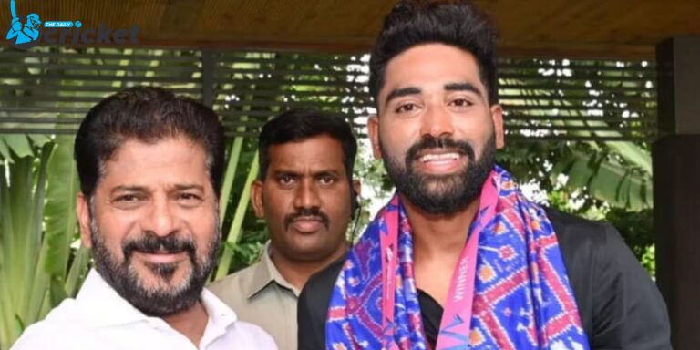 Mohammed Siraj Honoured By Telangana CM After T20 World Cup Win; Receives House And Government Job.