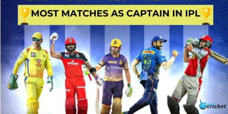 Most Matches as Captain in IPL